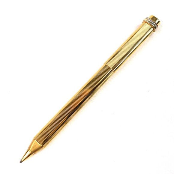 Cartier Vintage Trinity Stripe Oval Cap Type Ballpoint Pen main image 6